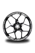 İndispensableyl Turuncu Yamaha Mt 09 Takım Jant Sticker Etiket - 1
