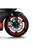 İndispensableyl Kırmızı CF MOTO 450 SR Geniş Jant Sticker Etiket Modeli thumbnail 2