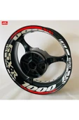İndispensableyl Suzuki GSX-R 1000 Çift Renk Jant Sticker Etiket Modeli thumbnail 1