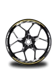 İndispensableyl Cf Moto 250nk Neon Turuncu Jant Sticker Modeli - 1