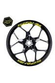 İndispensableyl Yamaha Yzf R25 Yazılı 8Li Jant İçi Yazı Sticker Etiket Neon Sarı thumbnail 1