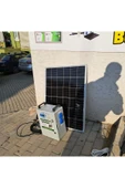 Dürüst 800 watt taşınabilir güneş enerjili 12v buzdolabı tv aydinlatma paketi - 1