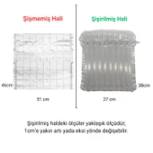 Şişirilebilir Ambalaj Balonlu Ambalaj Hava Kanallı Jelatin Torbası Kılıfı 5’li 27x38 cm - 2