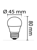 6W Top LED Ampul 6500K E27 BEYAZ IŞIK NOAS LED AMPUL - 2