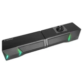 RAMPAGE Elegant X10 RGB Işıklı Multimedia Gaming Oyuncu Speaker Bluetooth Usb - 3
