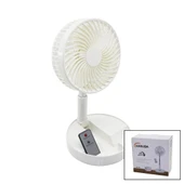 KUMANDALI MİNİ FAN M.ÜSTÜ VANTİLATÖR KATLANIR FAN=19.7CM - UZAYAN AYAK=35-102CM TELEFONLUKLU USB ŞARJ (5047) - 1