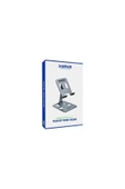 SUNİX Katlanabilir Metal Masaüstü Telefon Ve Tablet Standı Gri Stand-13 - 2