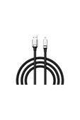 SUNİX 3.4a Lightning Şarj Ve Data Kablosu Siyah Sc-64 thumbnail 1