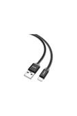 SUNİX 3a Soft Kablo Lightning Şarj Ve Data Kablosu Siyah Sc-03 - 3