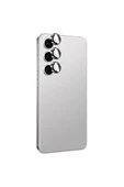 SUNİX Samsung S24 Ultra Ile Uyumlu Darbeye Dayanıklı Safir Kamera Lens Koruyucu Gri - 1
