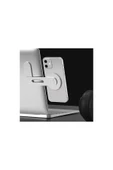 SUNİX Metal Ayarlanabilir Laptop Ve Monitör Yanı Manyetik Telefon Tutucu Gri Stand-14 - 2