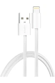 MİVENTO 2.4a Usb Lightning Örgülü Hızlı Şarj Ve Data Kablosu 2 Metre Ip-17 thumbnail 1