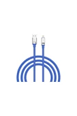 SUNİX 3.4a Lightning Şarj Ve Data Kablosu Mavi Sc-64 - 1