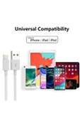 SUNİX Usb-lightning Kısa Data Kablosu thumbnail 2