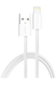 MİVENTO 2.4a Usb Lightning Örgülü Hızlı Şarj Ve Data Kablosu 2 Metre Ip-17 thumbnail 2