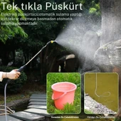 Monozone Basınçlı 7.4v Püskürtücü Lityum Pil Çok Amaçlı Elektrikli Bahçe Sulama Tabancası Oto Yıkama thumbnail 2