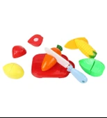 Oyuncak Sebze-Meyve Kesme Seti, Kesme Tahtalı 16 Parça thumbnail 3