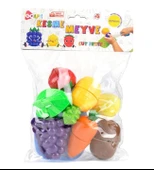 Oyuncak Sebze-Meyve Kesme Seti, Kesme Tahtalı 16 Parça thumbnail 1