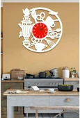 Beyaz mutfak Cafe+ kırmızı - 1