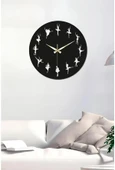 Balerin modern Ahşap dekor Saat - 1