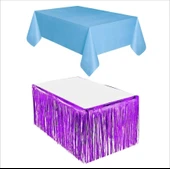 Mavi Masa Örtüsü, Mor Masa Eteği thumbnail 1