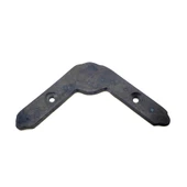 Antika Tarz Dekoratif Pirinç Dövme Gönye - Üst, 80x80mm, Oksit - 1