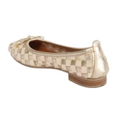 MAMMAMİA D25YA-525 FİYONK DETAYLI KADIN DERİ BABET thumbnail 4