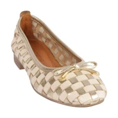 MAMMAMİA D25YA-525 FİYONK DETAYLI KADIN DERİ BABET thumbnail 5