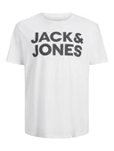 Jack Jones Corp Logo Plus Erkek Tişört 12158505 - 1