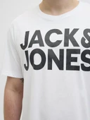 Jack Jones Corp Logo Plus Erkek Tişört 12158505 - 4