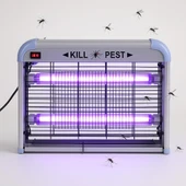 Coverzone Fişli Taşınabilir Sinek Öldürücü 30W Ultraviyole Mor Işık, Yatak Odası, Çocuk Odası, Bebek Odası Sinek Kovucu, 220V-240, Sinek Kovucu 49 x 9 x 27cm (MT-030) thumbnail 1