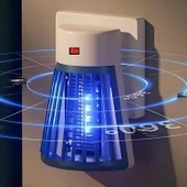 Kanji Prize Takılan UV Işık Sinek Öldürücü Lamba Mavi 1W, Düşük Enerji Tüketimi, Sessiz ve Etkili Böcek Kovucu, Kimyasal İçermez, Ev ve Ofis İçin thumbnail 3