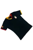 Galatasaray Orijinal Lisanslı 5 Yıldızlı Siyah Basic Çocuk T-shirt + Bileklik Set Hediyel Ahşap Kutu - 4