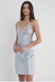 Pierre Cardin 624 Bayan Battal Kısa Saten Gecelik - 2