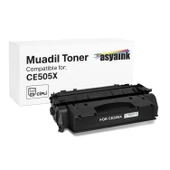 HP P2053DN 05X Muadil Toner Çipli 6400 Sayfa Asyaink - 1