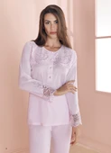 Espuar 757 Penye 3'lü Sabahlık Pijama Takımı - 2