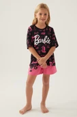 Barbie L1705-3 Kız Çocuk Şort Takımı - 2