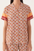 Pierre Cardin PC8823-S Kadın Gömlek Yaka Pijama Takımı - 4