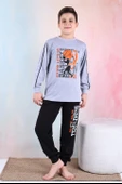 Kapitex 5180 Erkek Çocuk Desenli Uzun Kol Pijama Takımı - 4