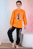 Kapitex 5180 Erkek Çocuk Desenli Uzun Kol Pijama Takımı - 1