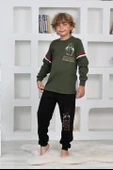 Kapitex 5140 Erkek Çocuk Uzun Kol Pijama Takımı - 1