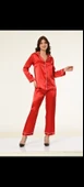 Freshness 2045 Saten Gömlek Yaka Patlı Pijama Takımı - 1