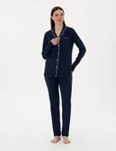 Pıerre Cardın 7717-S Bayan Gömlek Pijama Takımı - 3