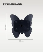 6W. Kelebek Aplik Çift Yönlü 3200K Sarı Işık thumbnail 2