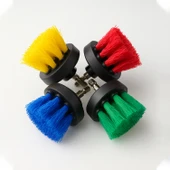 4'lü Çanak Tip Renkli Matkap Uyumlu Çok Amaçlı Temizlik Fırça Seti  Araç, Banyo, Derz, Jant, Fayans thumbnail 4