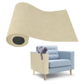 Beylini Kedi Tırmalama Halısı Yapışkanlı Her Yüzeye Uygulanabilir Kesilebilir Mobilya Koruyucu Mat Krem (40X50) - 1