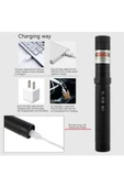 Yeni Nesil Micro Usb Şarjlı Güçlü Yeşil Lazer Pointer Siyah Metal Kasa 2022 Model 6800 mah pil - 3