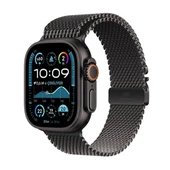 Apple Watch Ultra 2 GPS + Cellular 49mm Siyah Titanyum Kasa Siyah Titanyum Milano Loop - S thumbnail 4
