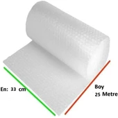 Balonlu Naylon 33cmX25Mt (En:33cm, Boy:25mt.) Üç Katlı Eşya Koruma Ambalajı thumbnail 2