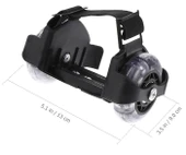 BUSSO-YX-SG-04-60 KG TAŞIMA KAPASİTELİ 2 TEKERLEKLİ IŞIKLI TOPUK PATENİ - 4